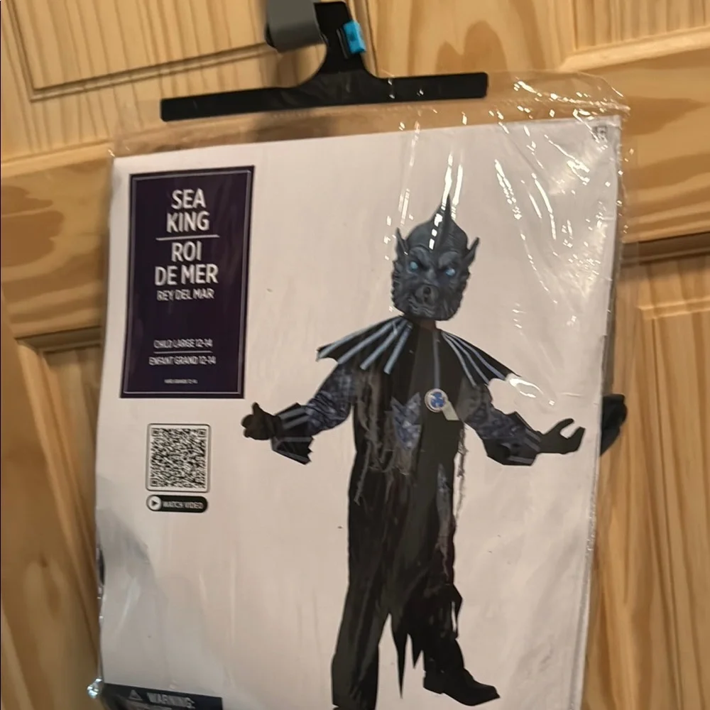 Sea King Kids Costume - Black and Blue